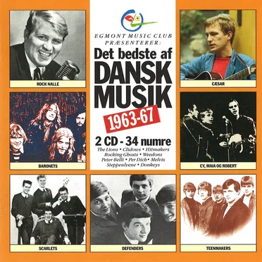 Det bedste af dansk musik 1963-67 by Various Artists - album cover