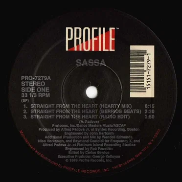Straight From the Heart by Sassa - album cover