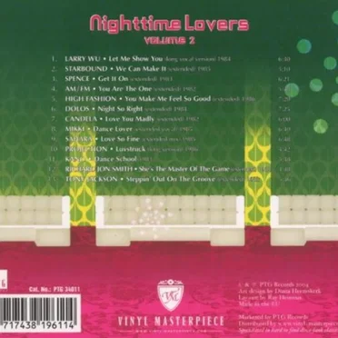 Nighttime Lovers, Volume 2 by Various Artists - album cover