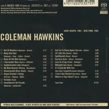 Supreme Jazz: Coleman Hawkins