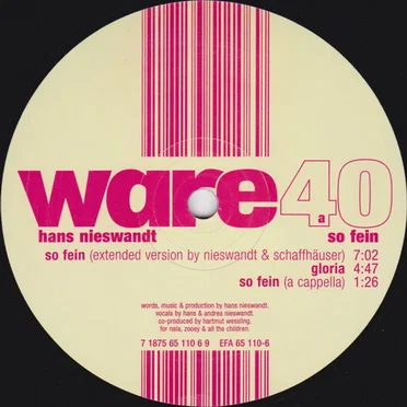 So Fein by Hans Nieswandt - album cover