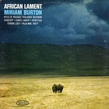 African Lament by Miriam Burton - album cover