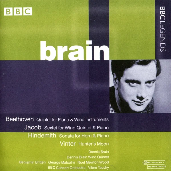 Beethoven: Quintet for Piano & Wind Instruments / Jacob: Sextet for Wind Quintet & Piano / Hindemith: Sonata for Horn & Piano / Vinter: Hunter's Moon