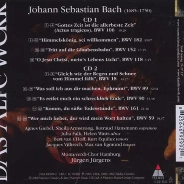 Cantatas BWV 18 / 59 / 89 / 90 / 106 / 118 / 152 / 161 / 182