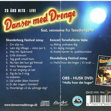 Hallo hvor det koger by Danser med drenge - album cover