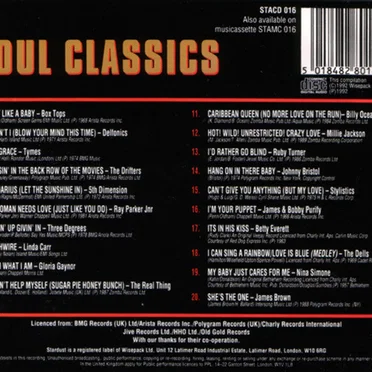 Soul Classics by Various Artists - album cover