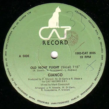 Old Night Flight by Ricky Gianco - album cover