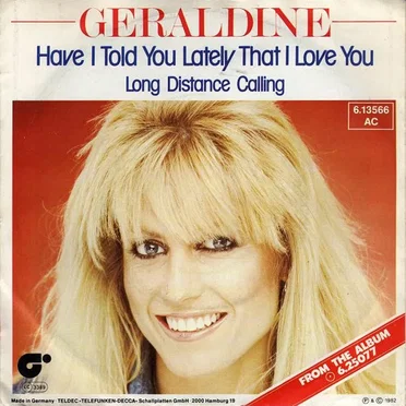 Have I Told You Lately That I Love You by Geraldine - album cover