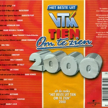 Het beste uit Tien om te zien 2000 by Various Artists - album cover