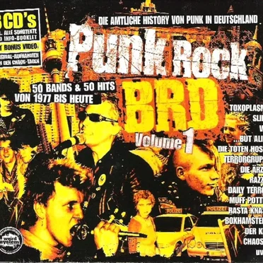 Punk Rock BRD: Die amtliche History von Punk in Deutschland, Volume 1 by Various Artists - album cover