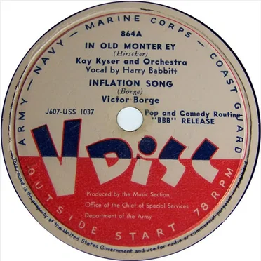 In Old Monterey / Inflation Song / Four Brothers / Blue Skies by Various Artists - album cover