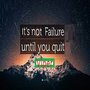 It's Not A Failure Till U Quit