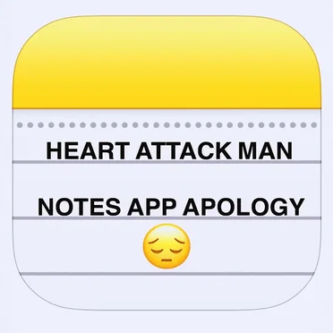Notes App Apology by Heart Attack Man - album cover