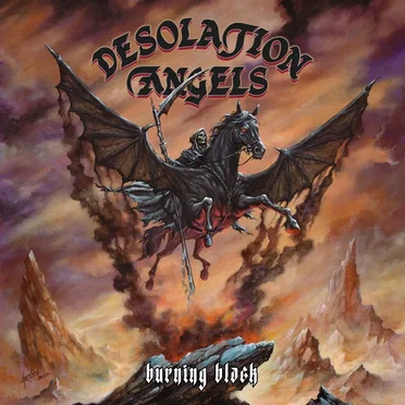 Burning Black by Desolation Angels - album cover