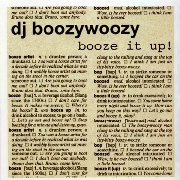 Booze It Up! by DJ BoozyWoozy - album cover