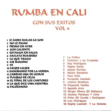 Rumba en Cali - Dias de las Discotecas con sus Exitos Vol 4 by Various Artists - album cover