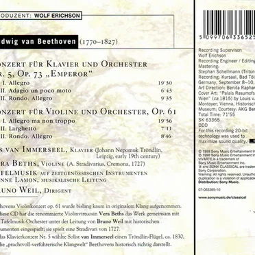 Violinkonzert / Klavierkonzert Nr. 5