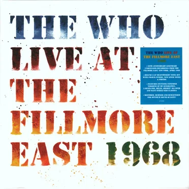 Live at the Fillmore East 1968