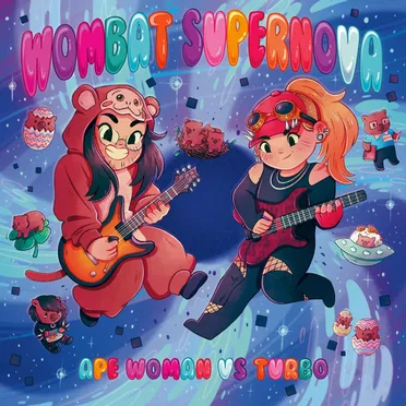 Apewoman VS Turbo by Wombat Supernova - album cover