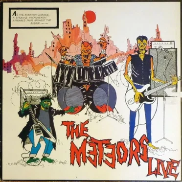 The Meteors Live by The Meteors - album cover