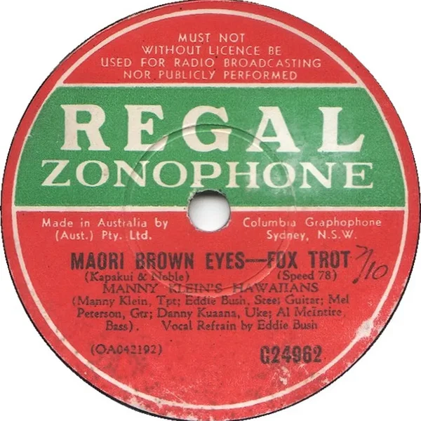 Maori Brown Eyes / Sailing Away From the Islands