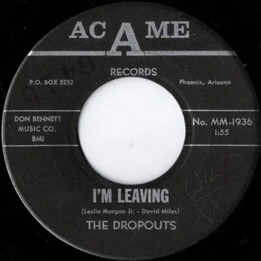 I'm Leaving / Purple Sea by The Dropouts - album cover