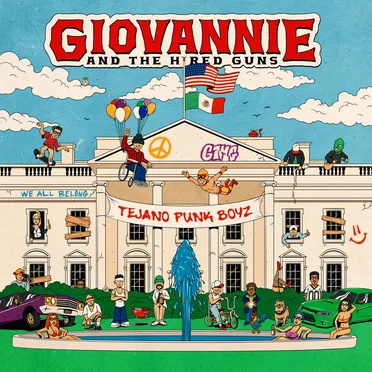 Tejano Punk Boyz by Giovannie and the Hired Guns - album cover