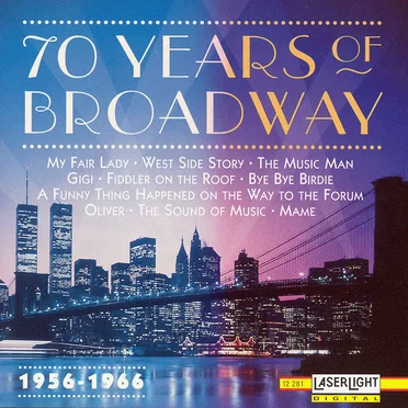 70 Years of Broadway: 1956-66 by Various Artists - album cover