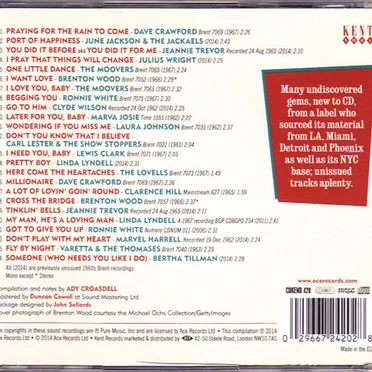 Brent (Superb 60's Soul Sounds) by Various Artists - album cover