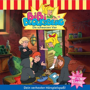Bibi Blocksberg, Folge 15: Die schwarzen Vier by Bibi Blocksberg - album cover