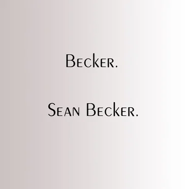 Becker. Sean Becker. by Megan Lynch - album cover