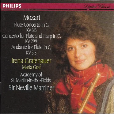 Flute Concerto in G, KV 313 / Concerto for Flute And Harp in C, KV 299 / Andante for Flute in C, KV 315f