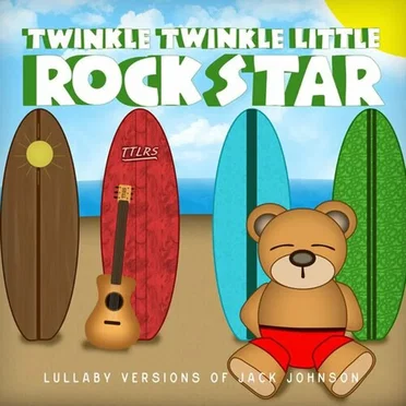 Lullaby Versions of Jack Johnson by Twinkle Twinkle Little Rock Star - album cover
