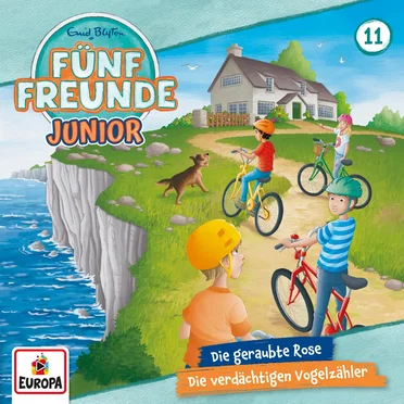 Fünf Freunde Junior 11: Die geraubte Rose / Die verdächtigen Vogelzähler by Enid Blyton - album cover