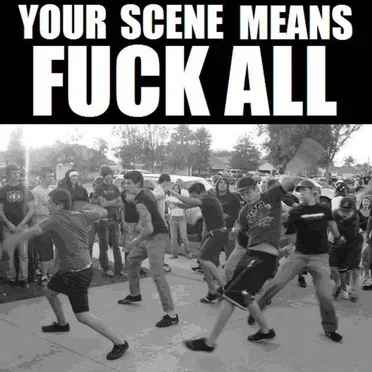 Your Scene Means Fuck All by Wheelchair Wheelchair Wheelchair Wheelchair - album cover