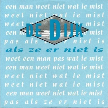 Als ze er niet is