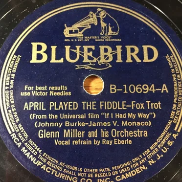 April Played the Fiddle / I Haven't Time to Be a Millionaire
