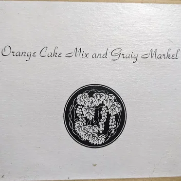 Orange Cake Mix / Graig Markel