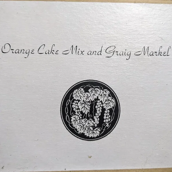 Orange Cake Mix / Graig Markel