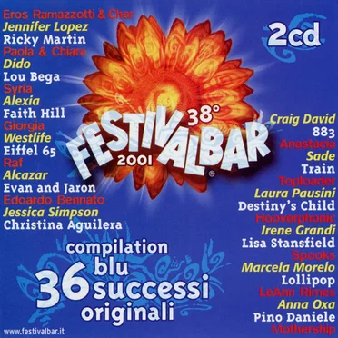38º Festivalbar 2001: Compilation blu by Various Artists - album cover