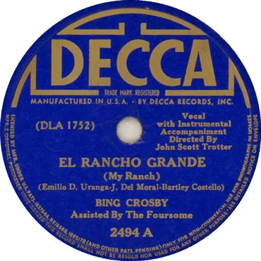 El Rancho Grande (My Ranch) / Ida Sweet as Apple Cider