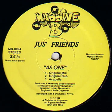 As One by Jus’ Friends - album cover