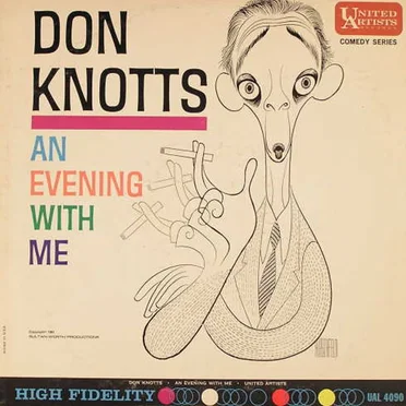 An Evening With Me by Don Knotts - album cover