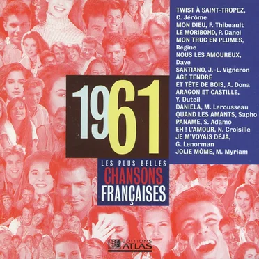 Les Plus Belles Chansons françaises : 1961 by Various Artists - album cover