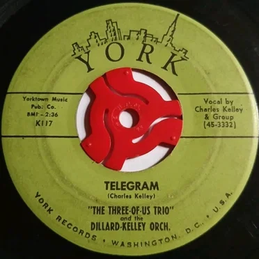 Telegram / Sugar Jump by The Three‐Of‐Us Trio - album cover