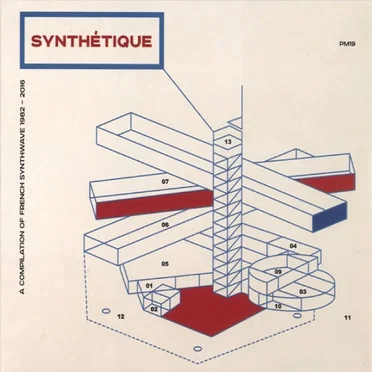 Synthétique: A Compilation of French Synthwave 1982-2016 by Various Artists - album cover