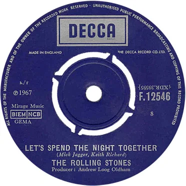 Let's Spend the Night Together / Ruby Tuesday