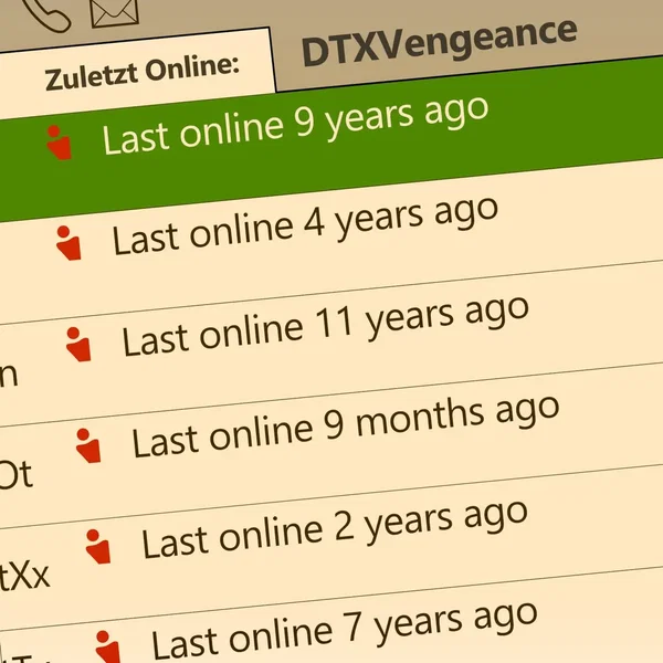Zuletzt Online