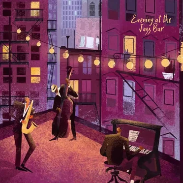 Evening at the Jazz Bar