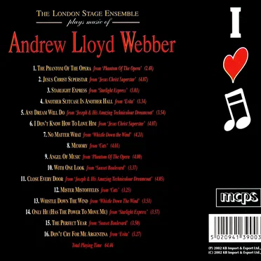 The London Stage Ensemble Plays Music of Andrew Lloyd Webber